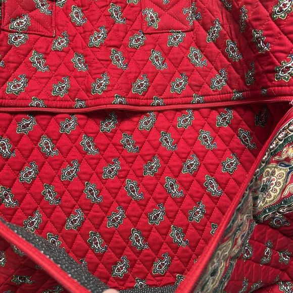 Vera Bradley Red Fall 1991 Garment Bag Made in USA Large Double Zip main image 16